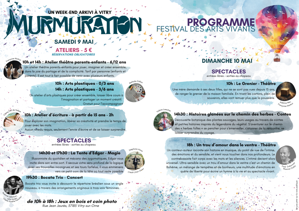 Programme murmuration interieur